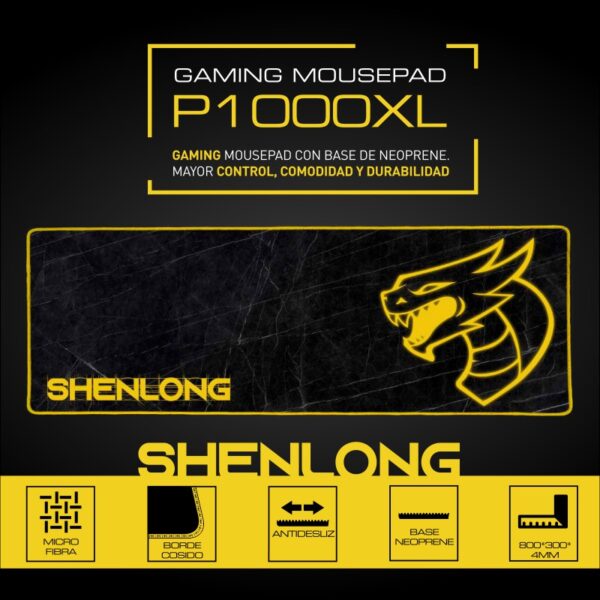 PAD DE MOUSE  SHENLONG 800X300X4