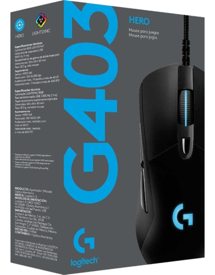 MOUSE LOGITECH G403 HERO GAMMING