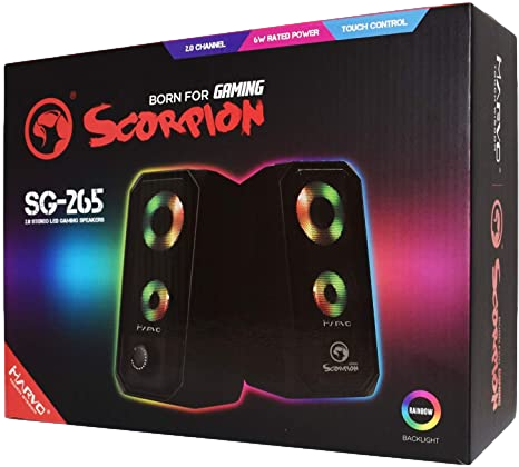 PARLANTES MARVO  SG-265 LED GAMMING